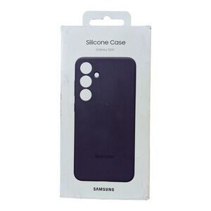 T5-O‎ Genuine Dark Violet Samsung Silicone Case Cover Galaxy S24